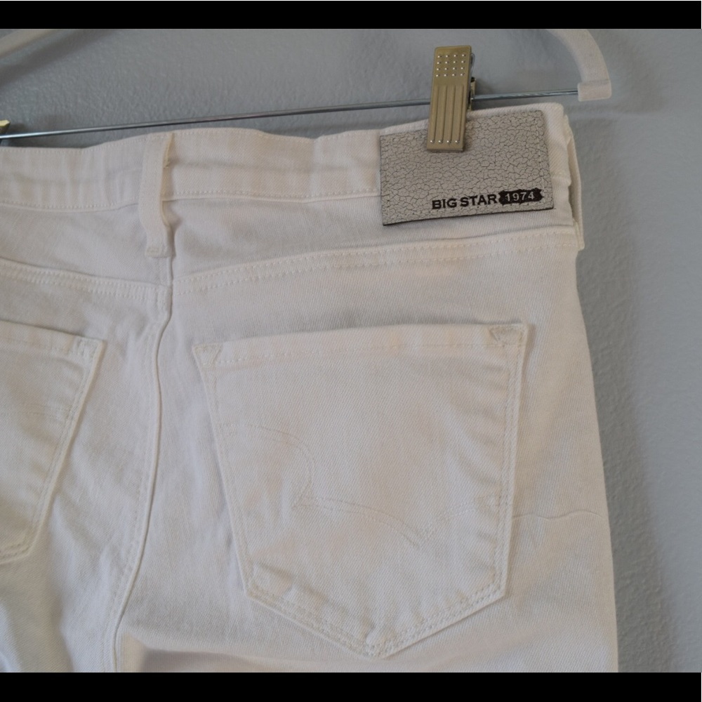 White Big Star Straight Jeans - Picture 1 of 8